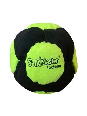🔥World Footbag SandMaster Hacky Sack Neon/Black BNWT🔥